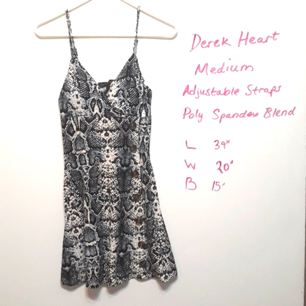 New Derek Heart Medium Mini Summer Dress
